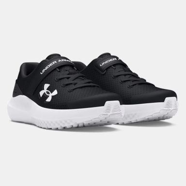 Black Kids' Under Armour UA Surge 4 AC Junior Running Shoes from O'Neills