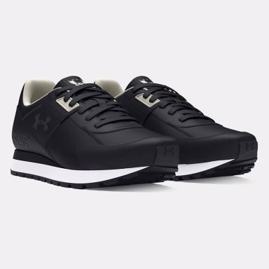 Men's black Essential running shoes from O'Neills.