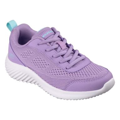 Kids' Purple Skechers Youth Bounder EZ Trainers from O'Neills.