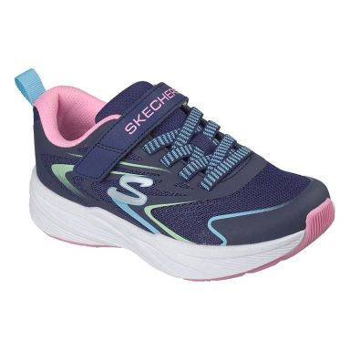 Skechers Kids' Junior Microspec Tread - Hyper Speed Trainers Navy