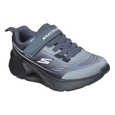 Kids' Skechers Junior Tidal - Tech Trainers Black & Denim Textile / Synthetic / White