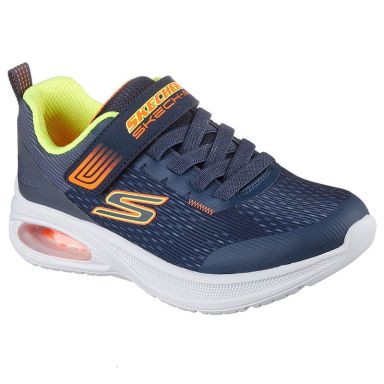 Kids' Skechers Microspec Max Advance Squad Pacer shoes in navy from O'Neills.