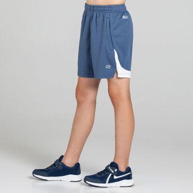 Blue O’Neills Kids’ Raptor Shorts with size zip pockets and an elasticated waistband
