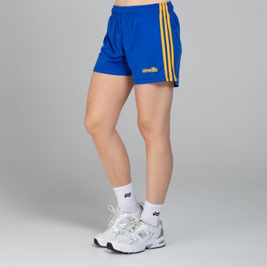 Royal and Amber Mourne shorts with 3 stripes and modern design by O'Neills