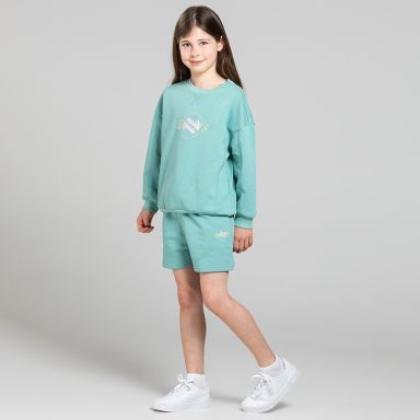 Green O’Neills Kids’ Sofia Sportswear Set with Sweatshirt with Shorts