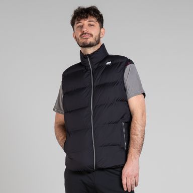 Black Men's Dynamo Padded Gilet by O’Neills.