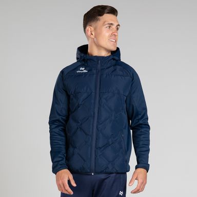 Men's Navy Vortex Lightweight Hooded Padded Showerproof Jacket from O’Neills 