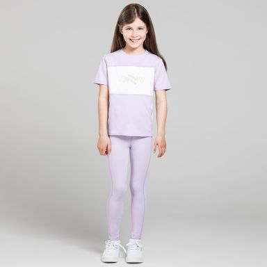 Purple O’Neills Kids’ Sofia Matching Outfit – T-Shirt & Leggings