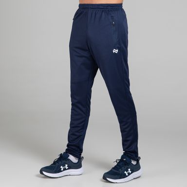 Navy Men's Rapid Squad Skinny Tracksuits from O’Neills Sportswear featuring two zipped pockets. 