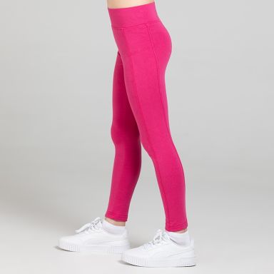 Pink O’Neills Kids’ Sofia Cotton Leggings with a comfortable stretch fit
