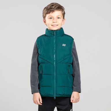 O’Neills Kids’ Olympus Padded Gilet in Green –A lightweight insulated winter gilet.