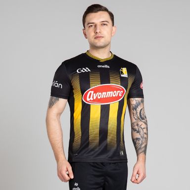 Black Kilkenny GAA Player Fit Home Jersey 2026 from O’Neills.