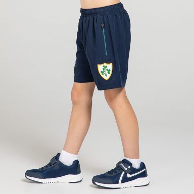 Marine O’Neills Kids’ Keel Shorts with Woven Shamrock Crest