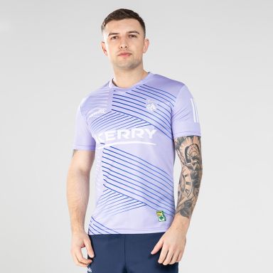 Purple Mens Kerry GAA Player Fit Short Sleeve Training Top By O'Neills.