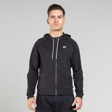 Black Men’s Quantum Full Zip Hoodie with zip pockets by O’Neills.