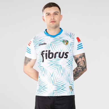 White Antrim GAA Short Sleeve Training Top from ONeills.
