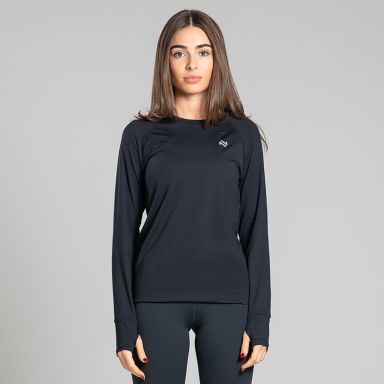 Women's Luxe Long Sleeve Top Black from O’Neills