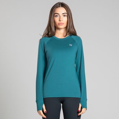 Women's Luxe Long Sleeve Top Green from O’Neills