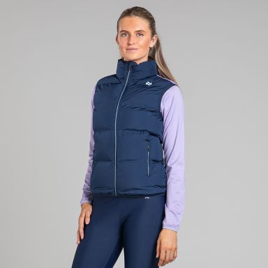 Navy Women’s Dynamo Padded Gilet by O’Neills.