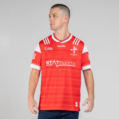 Red Louth GAA Men's Leinster Senior Football Champions Jersey 2025 by O'Neills 