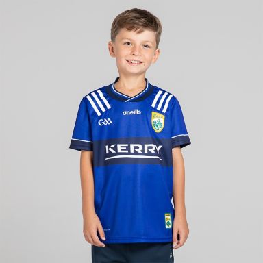 O’Neills Royal Kerry GAA Kids' Alternative Jersey 2025 by O’Neills.