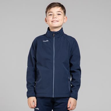 Kid's Marine Idaho softshell jacket with two side zip pockets by O’Neills.