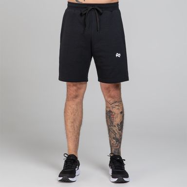 Black Men’s Inferno Fleece Shorts with two pockets by O’Neills.