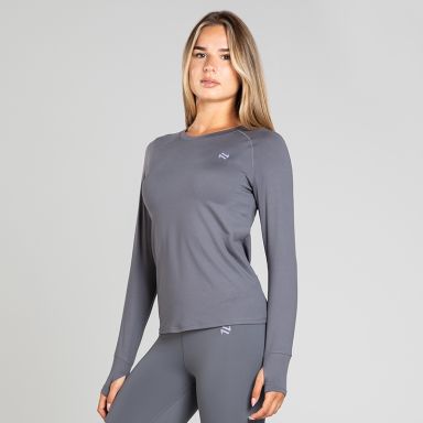 Women's Luxe Long Sleeve Top Grey from O’Neills