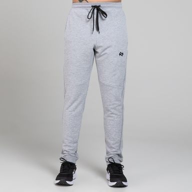 Grey Men’s Inferno Fleece Tracksuit Bottoms with cuffed bottoms and two pockets by O’Neills.
