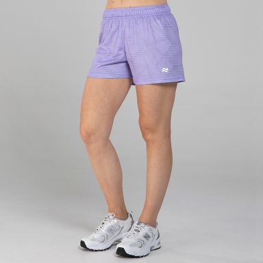 Purple / White Women's Paris shorts with Modern design by O'Neills.