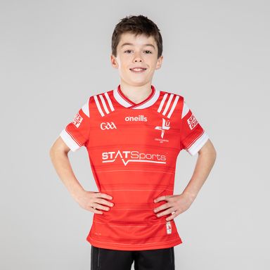 Red Louth GAA Kids' Leinster Senior Football Champions Jersey 2025 by O'Neills 