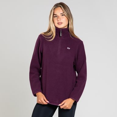 Grape Women’s Pearl Half Zip Sherpa Fleece from O’Neills