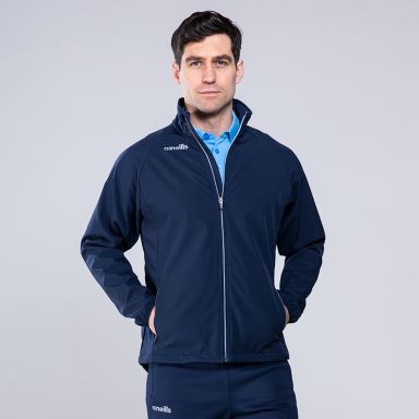Men's Navy Idaho softshell jacket with two side zip pockets by O’Neills.