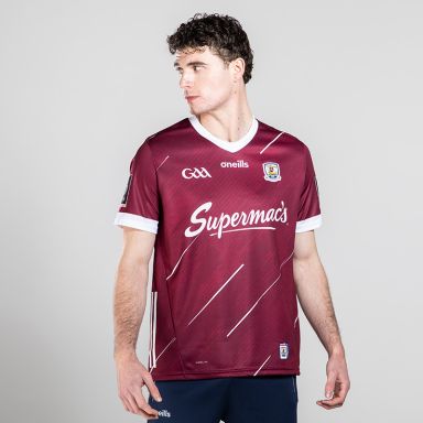 Maroon Men's Galway GAA Home Jersey 2023 from O'Neills.