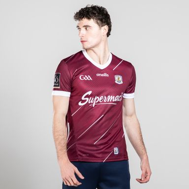 Men's Maroon Galway GAA Player Fit Home Jersey 2023 from O'Neills.
