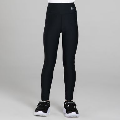 Black Kids’ high-waisted sports leggings with full length fit by O’Neills.