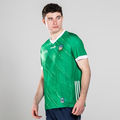 Green Limerick GAA home jersey with Limerick GAA crest by O’Neills