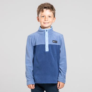Kids' Fortress Snap Button Fleece Blue from O’Neills