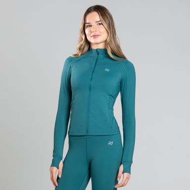 Women's Luxe Full Zip Top Green from O’Neills