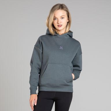 Dark Grey Women’s Elevate Pullover Hoodie by O’Neills. 