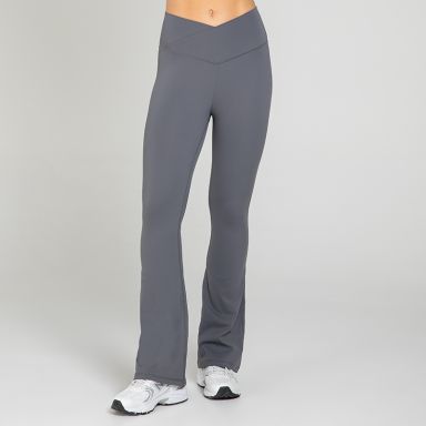 Women's Luxe Flared Leggings Regular Leg Grey from O’Neills