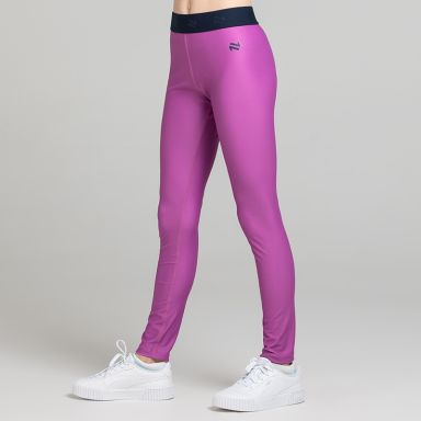 Purple O’Neills Rhea Girls Leggings with an elastic waistband