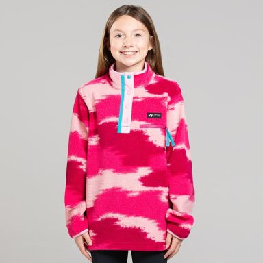 Red Kids Stella Snap Fleece Top from O’Neills Sportswear