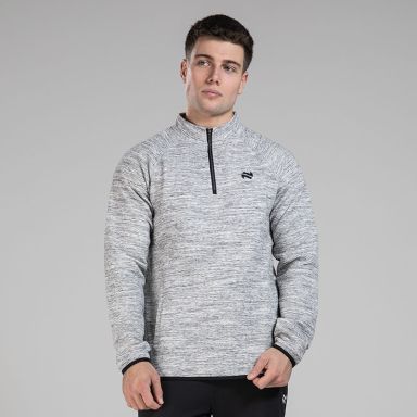 Grey Men's Kian Cotton Blend Half Zip from O’Neills