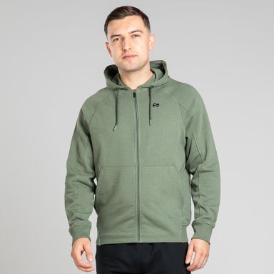 Men's Momentum Fleece Full Zip Hoodie Green from O’Neills Sportswear