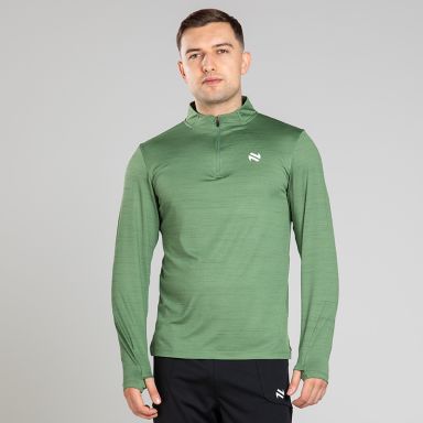 Men's Strive Half Zip Midlayer Green from O’Neills 