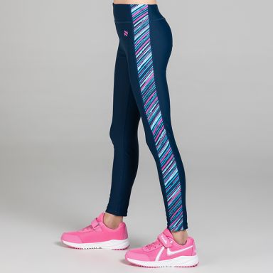 Marine Kids’ Miley Leggings with ombre pink and blue design on the sides by O’Neills.