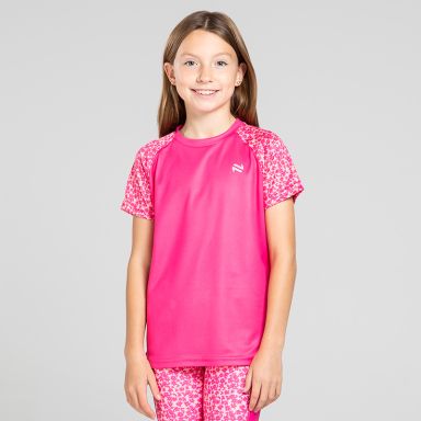 Kids’ Willow T-Shirt Pink and Orange from O’Neills 