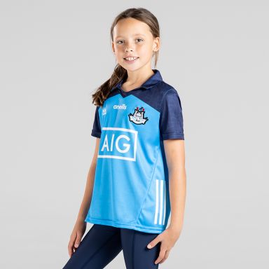 Blue Dublin GAA home jersey with AIG sponsor logo by O’Neills.