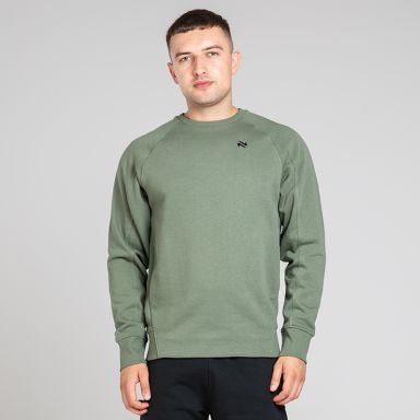 Men's Momentum Fleece Crew Neck Sweatshirt Green from O’Neills Sportswear